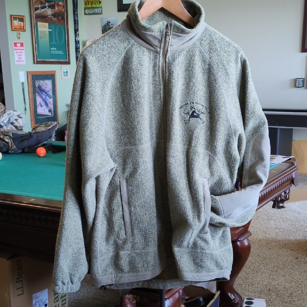 Men's Field Jacket - Gray & Tan  Medium